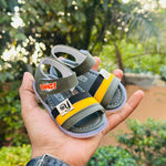 Load image into Gallery viewer, Green and Black One Strip Sandals for Baby Boy and Girls