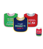 Load image into Gallery viewer, Mommy Heart Pack Of 3 Bibs Set