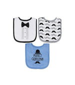 Load image into Gallery viewer, Perfect Gentleman Pack Of 3 Bibs Set