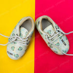 Load image into Gallery viewer, Green Teddy Bear White Lases Lightining Boys And Girls Shoes | BGS103