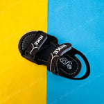 Load image into Gallery viewer, NK Brown and Black Two Stripes Sandals for Baby Boy and Girls