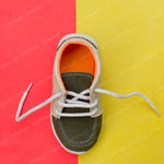 Load image into Gallery viewer, White Lases Boys Shoes
