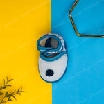 Load image into Gallery viewer, Sky Blue Fleece Shoes with Blue Balls