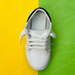 Load image into Gallery viewer, White And Black Lining Boy And Girls Imported Sneakers | BGS105