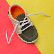 White Lases Boys Shoes