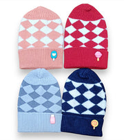 Suqare Shaped Baby Winter Cap