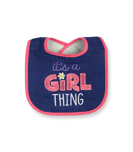 Girl Things Pack Of 3 Bibs Set