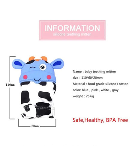 Cow Silicone Baby Teether