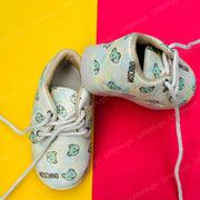 Green Teddy Bear White Lases Lightining Boys And Girls Shoes | BGS103