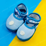 Load image into Gallery viewer, Sky Blue Newborn Stripes Shoes
