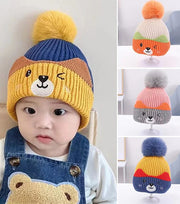 Cute Cartoon Baby Woolen Cap