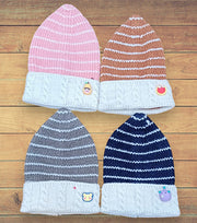 Cartoon Shaped Lining Winter Cap
