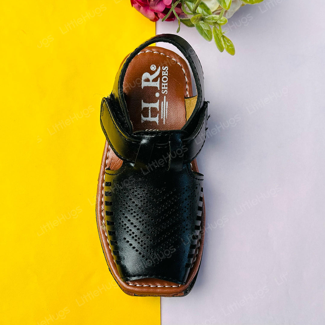 Black Stripes Kids Imported Chapple For Boys and Girls