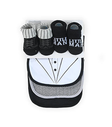Little Man 5 pieces Bibs And Booty Set